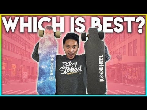 Backfire 2 VS Koowheel Onyx Gen 2 | Cheap Electric Skateboard Comparison (2018)