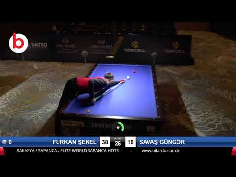 FURKAN ŞENEL & SAVAŞ GÜNGÖR Bilardo Maçı - 2019 TÜRKİYE ŞAMPİYONASI 2.ETAP-ELEME