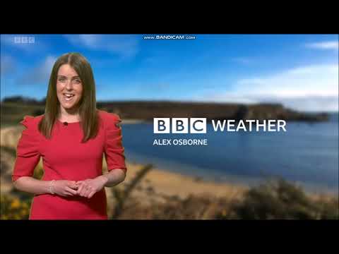 Alex Osbourne BBC ONE Spotlight weather March 14th 2022 in HD! - 60 FPS