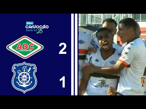 CARIOCÃO LOTERJ SÉRIE A2 (2025) - TAÇA SANTOS DUMONT - 10ª RODADA - CABOFRIENSE 2X1 OLARIA