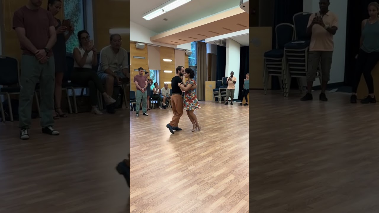 Gianpiero & Lorena (turns, barridas, ganchos, boleos) Mediterranean Summer Tango Festival - Porec