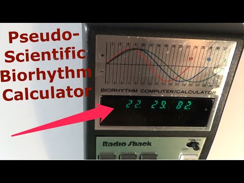1980 Radio Shack Biorhythm Calculator