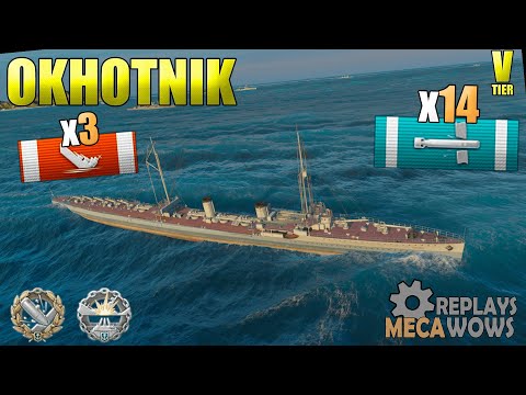 Okhotnik 131k damage Torpedo Monster | World of Warships