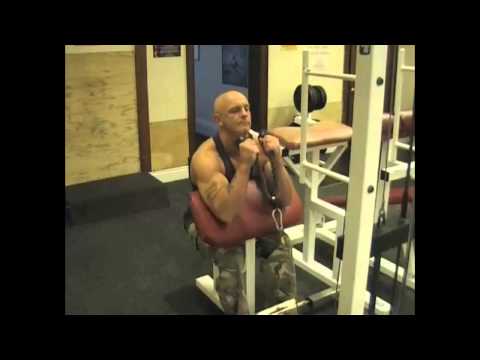 Rope Cable Preacher Curl