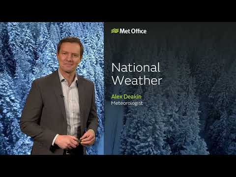 18/01/23 - Persisting wintry showers - Evening Weather Forecast UK - Met Office Weather