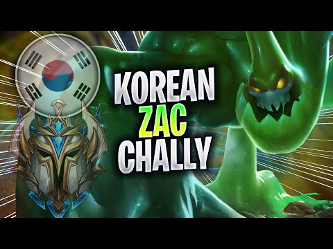 WHEN A KOREAN CHALLENGER PLAYS ZAC MID!