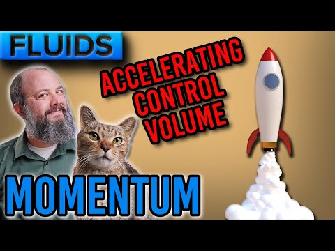 Accelerating Control Volume - Fluid Momentum Example Problem