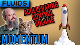 Accelerating Control Volume - Fluid Momentum Example Problem