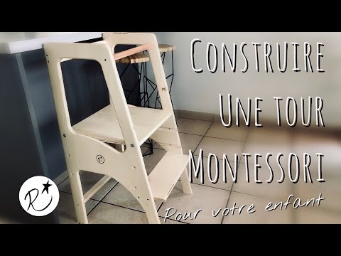 Fabriquer une tour Montessori (DIY make a learning tower)