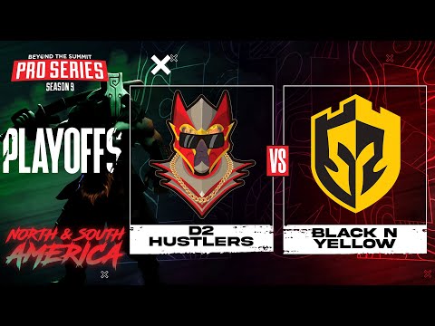 D2 Hustlers vs Black N Yellow Game 1 - BTS Pro Series 9 AM: Losers' Round 1 w/ Kmart & ET
