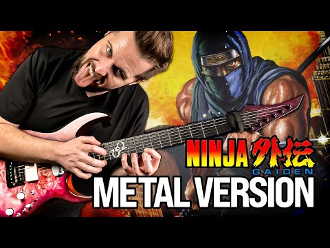 Stage 4-2 (The Amazing Ryu)  goes harder | Ninja Gaiden | Unbreakable Determination🎵 Metal Version
