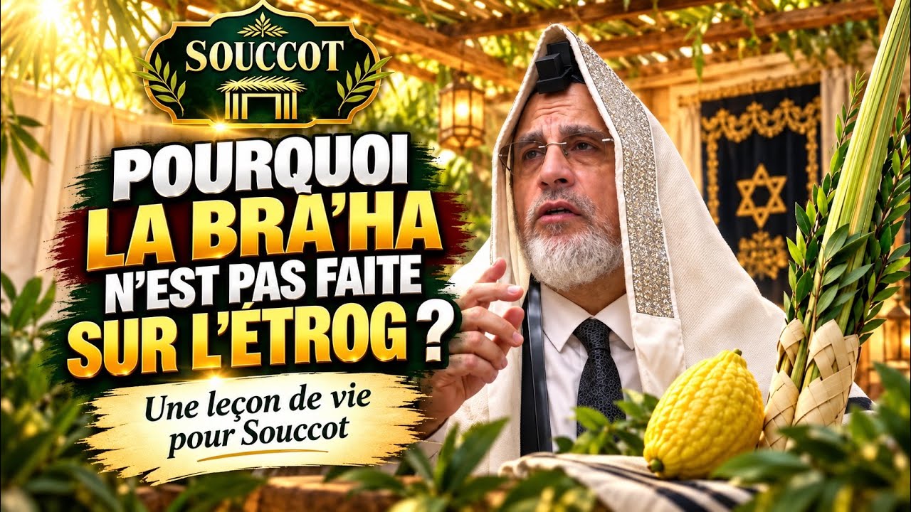 🍋🌿 Pourquoi fait-on la bra’ha sur le Loulav… alors que l’Étrog est si important ?