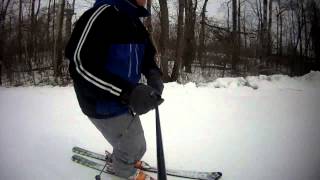 preview picture of video 'Welch Village Ski Tour - 2014 03 15'