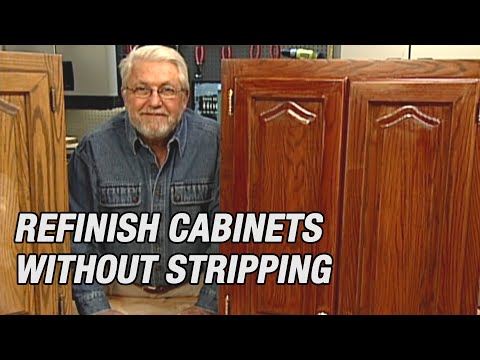 YouTube video about Transform Your Cabinets with This Simple Refinishing Method