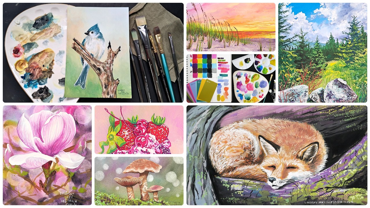 Getting Started with Gouache is HERE!!! 50%off Launch Special!