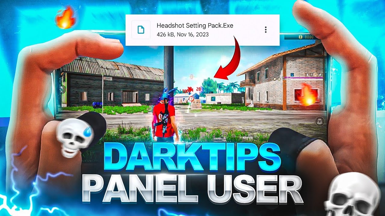 Darktips's 7Year Old AntiBan Headshot PANEL ☠️🥶 | Best Headshot Panel For Free Fire ( Revealed ) !!