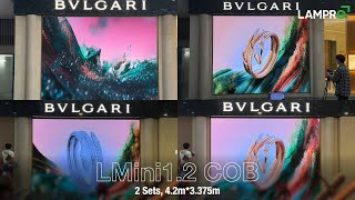 CASE STUDY - 2 Sets of LMini1.2 COB Screens at the BVL Boutique in Central Floresta Phuket, Thailand