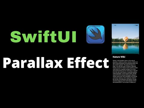 Parallax Effect in SwiftUI #swiftui #ios #xcode