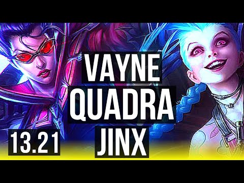 VAYNE & Rakan vs JINX & Renata Glasc (ADC) | Quadra, 78% winrate, 14/2/6 | KR Diamond | 13.21