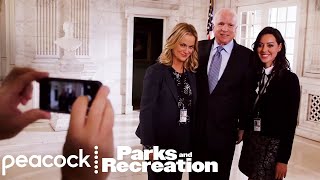 Parks and Recreation | Shooting Parks on the Road (Behind The Scenes) video