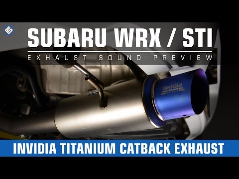 Invidia Titanium Catback Exhaust - 2006 Subaru WRX STI (Exhaust Video)