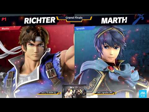 T3 Dom (Richter) vs Ignaize (Marth) - Smash Ultimate @ UCI #59 Grand Finals