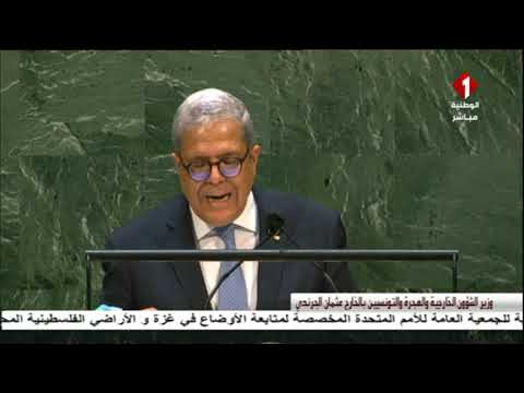 كلمة وزير الشؤون الخارجية والهجرة السيد عثمان الجرندي
