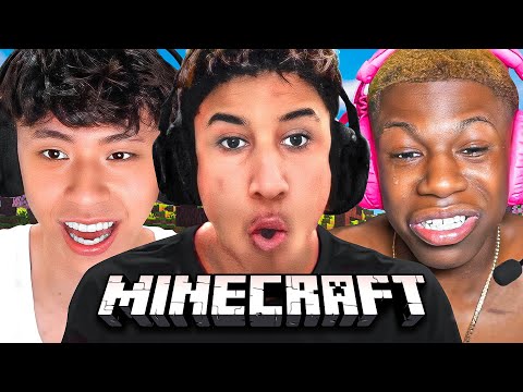 Ray Attempts To BEAT Minecraft With Tota & Rakai…