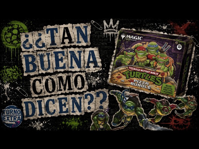 Vídeo relacionado con Pizza Bundle de Magic: The Gathering | Teenage Mutant Ninja Turtles (Versión en Inglés)