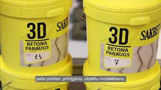 Izveidota 3D betona printēšanas laboratorija