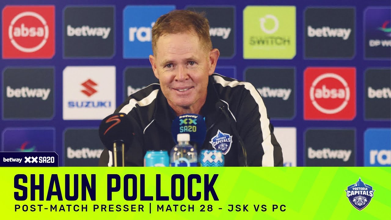 Shaun Pollock, Pretoria Capitals | JSKvPC Post-match presser