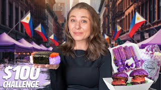 Only Eating UBE for a Whole Day at Philippines Fest in NYC