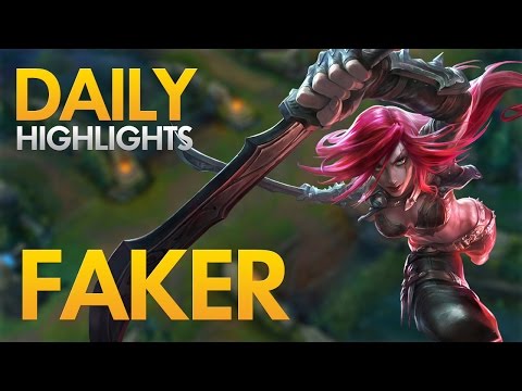 SKT T1 FAKER - Insane Katarina - Daily Highlights