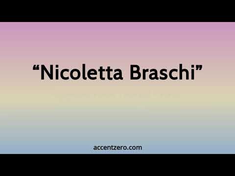 Pronounce "Nicoletta Braschi" - Brazilian accent vs. native U.S.