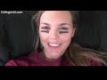 Sexy College Girl Striping In Amateur Video