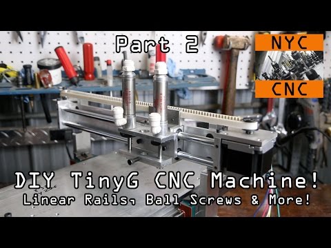 DIY CNC Machine: Linear Rails + TinyG Part 2!  Widget41
