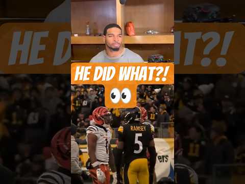 YOU BE THE JUDGE! Was Ja'Marr Chase CAUGHT Spitting On Jalen Ramsey? #pittsburghsteelers #BENGALS
