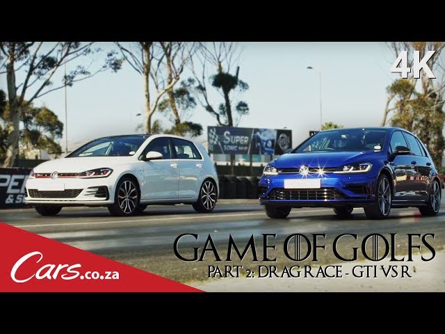 Drag Race: VW Golf R vs Golf GTI [Video]