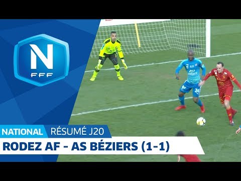 J20 : Rodez AF - AS Béziers (1-1), le résumé I FFF 2018