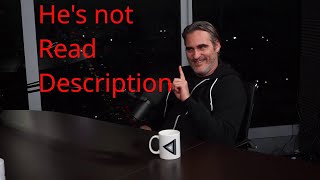 Joaquin Phoenix probably talking about Red Letter Media Joaquin Phoenix probably talking about Red Letter Media