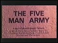 Spaghetti Western Ennio Morricone The Five Man Army 1969 Opening Credits