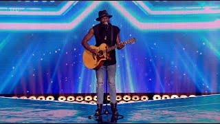 Kevin Davy White Musician from Paris fights for a seat! The X Factor UK 2017
