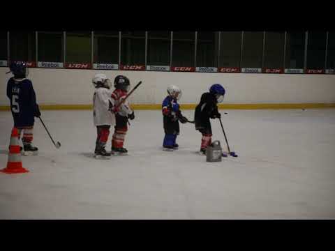 Trénink hokejové přípravky HC Zastávka