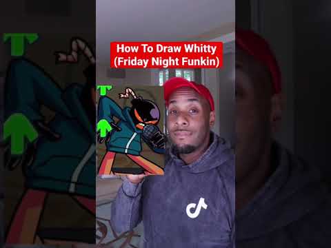 How To Draw Whitty From Friday Night Funkin #shorts #art #fridaynightfunkin
