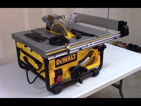 DeWalt Job Site Saw DW745 90 Second Review