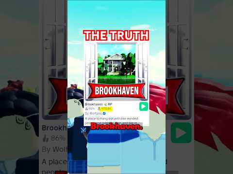 The Truth About Roblox Brookhaven... 🏡