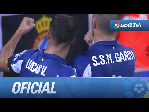 Golazo de Sergio García (2-1)en el RCD Espanyol - Levante UD