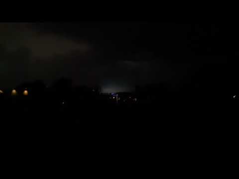 Midway Drive In Evil Dead Event Light Show