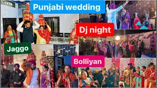 Jaggo Dj Night l Nankaa mel l Deepu da viah l l Punjabi wedding l Couple performance l Punjabi vlog