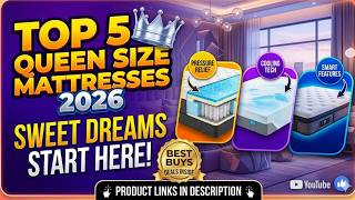 Top 5 Best Queen Size Mattresses 2026 🛏️ | Best Memory Foam & Hybrid Beds for Perfect Sleep